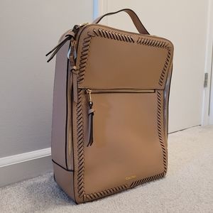 Calpak Kaya Laptop Backpack in Caramel
